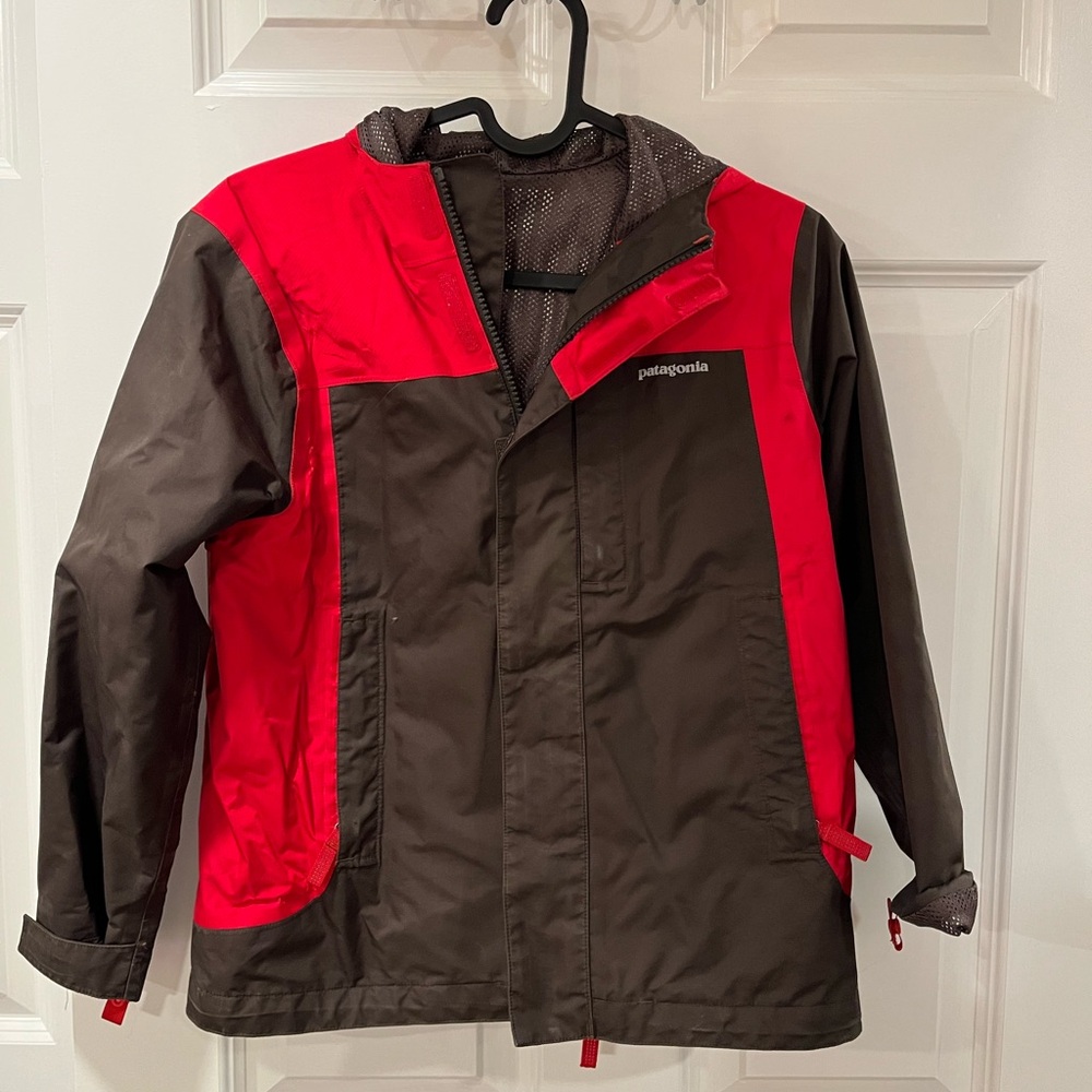 Patagonia Brown and Red Jacket, 8 Unisex